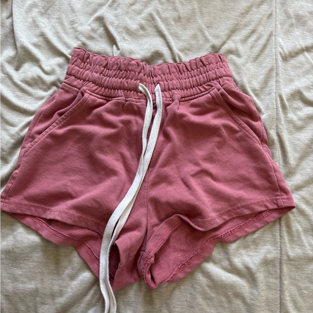 Women's Pink Casual Shorts
